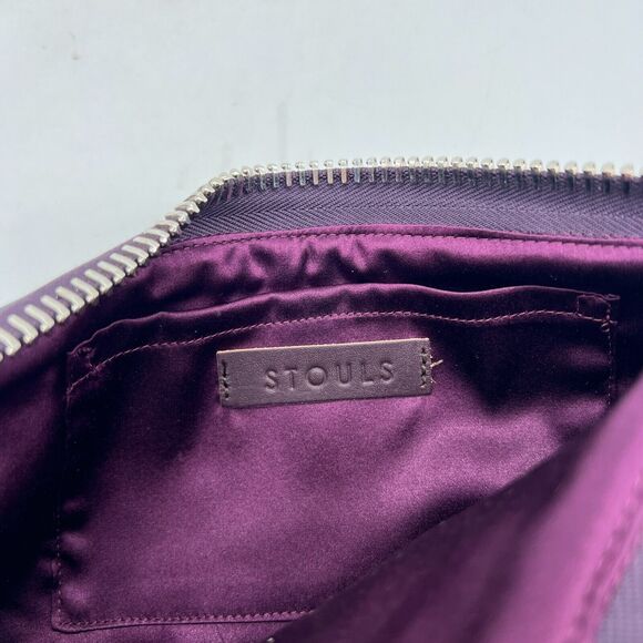 STOULS Leather Clutch Women's 3 Piece Set Green Pouches Wallet - Picture 4 of 14